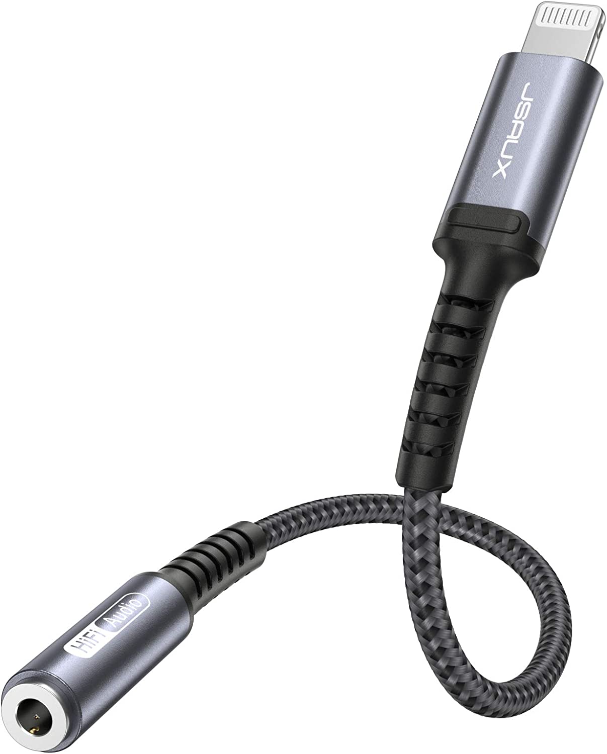 JSAUX iPhone auf 3,5mm Klinke Adapter - MFi-zertifiziert