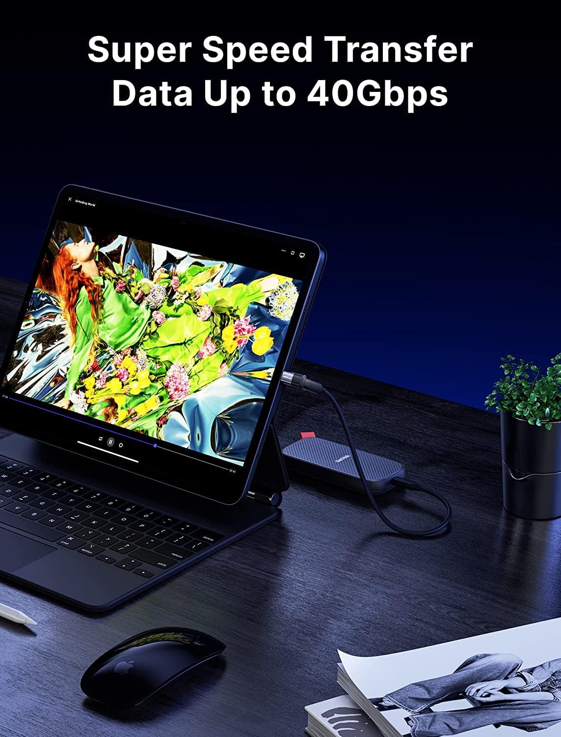 JSAUX 90 Grad Winkel USB-C Adapter Doppelpack