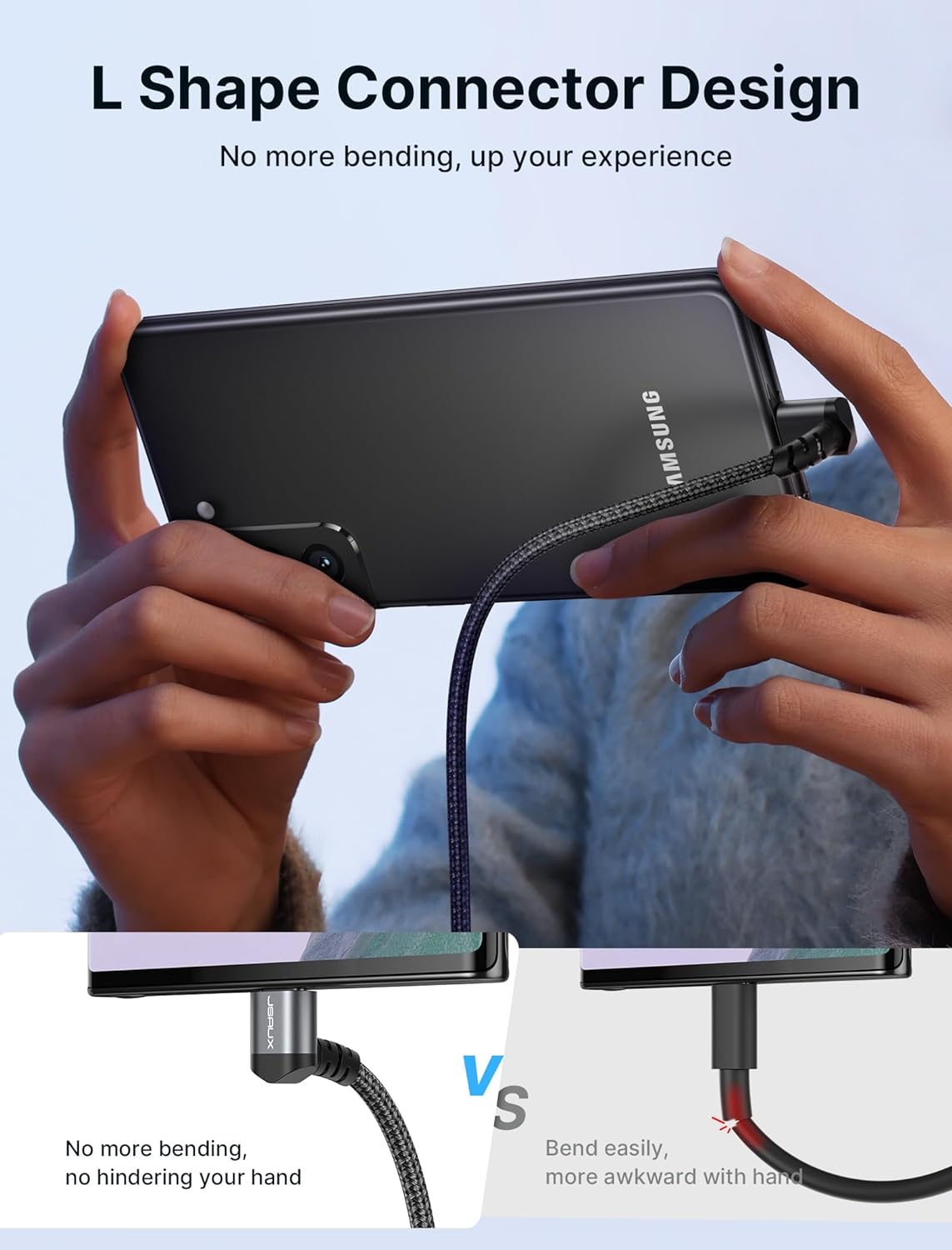 JSAUX 3m USB C zu Typ C Kabel
