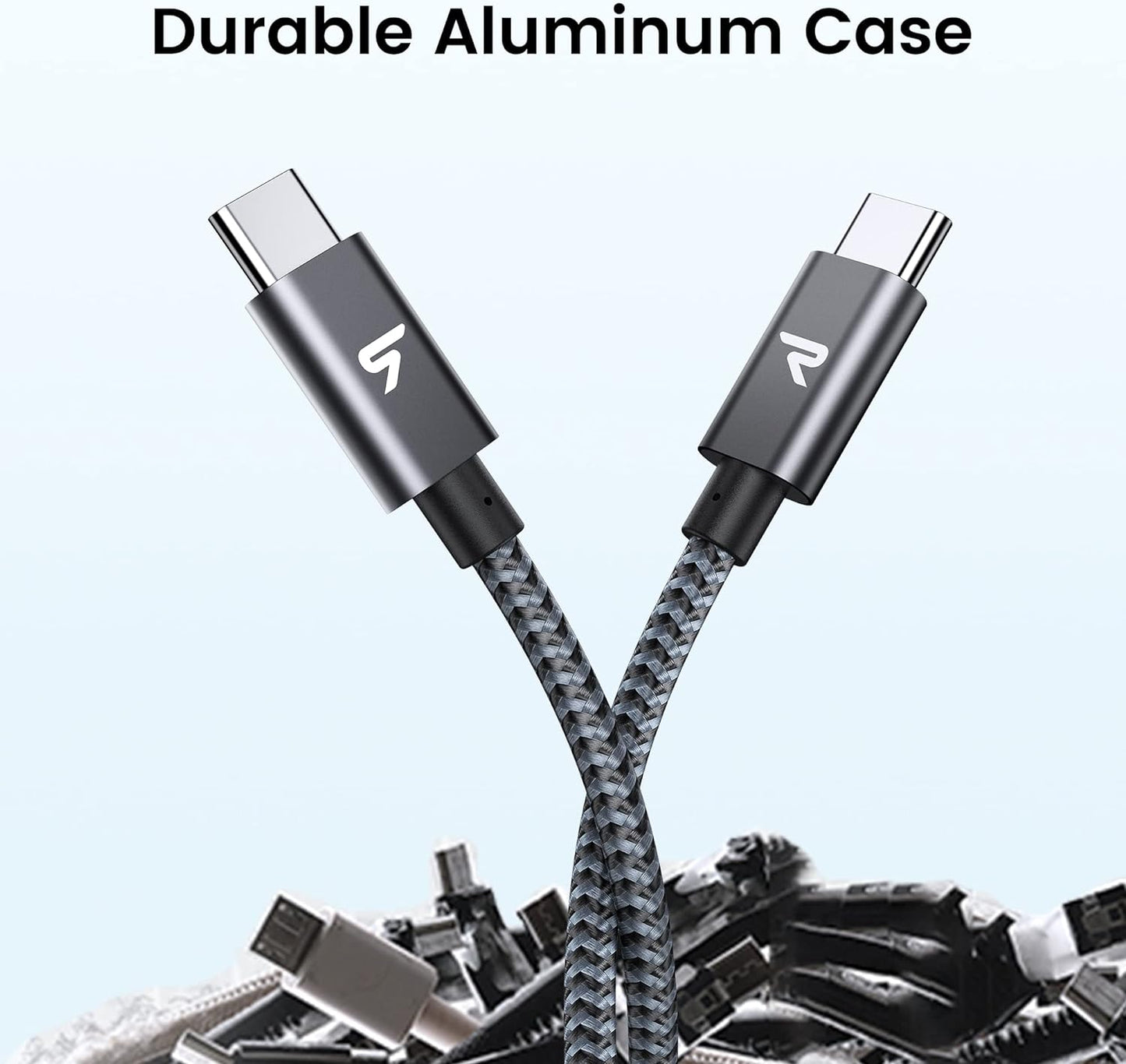 RAMPOW USB-C Ladekabel 1M