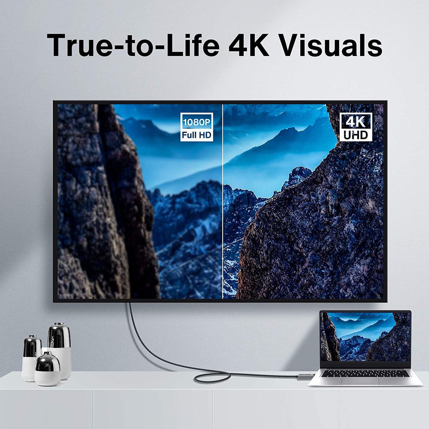 IVANKY DisplayPort auf HDMI Kabel 3M