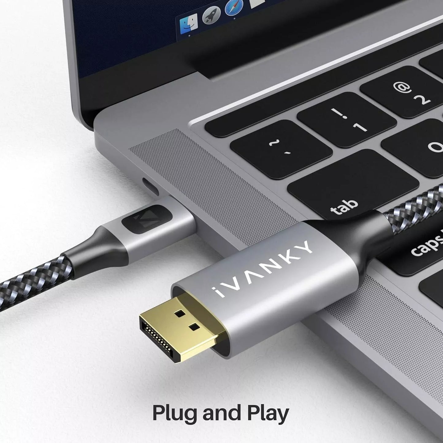 IVANKY USB C auf DisplayPort Kabel 2M