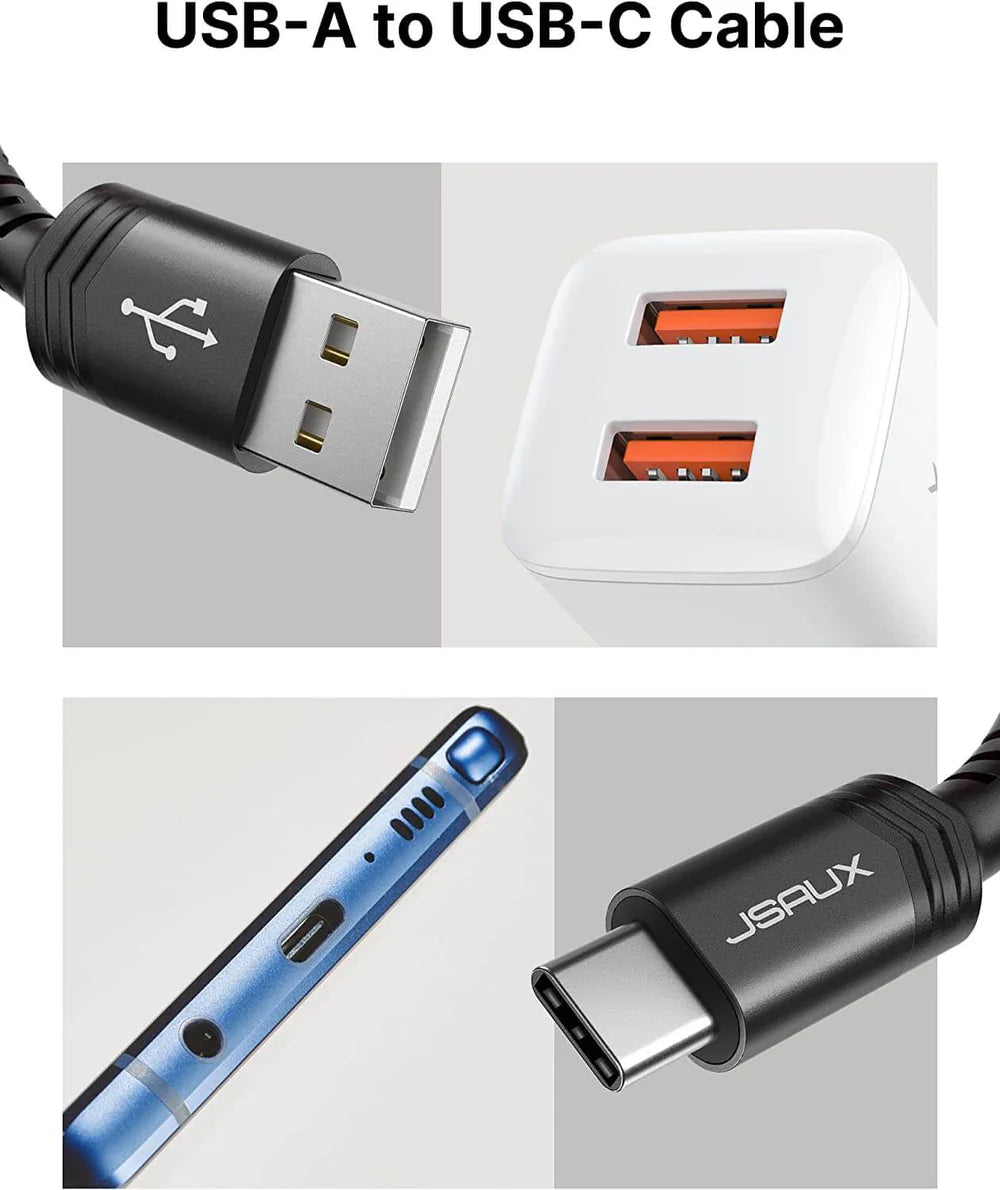 JSAUX USB-C Kabel 2M Doppelpack