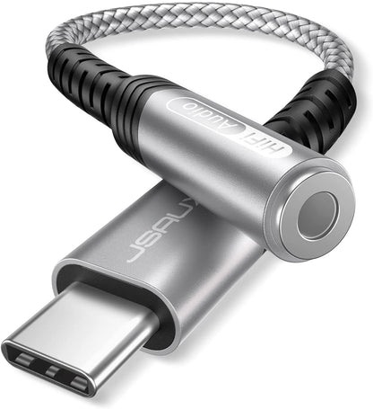 JSAUX USB C zu 3,5mm Klinke Adapter