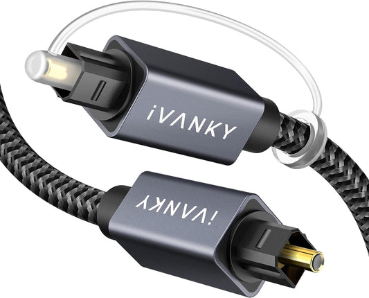 IVANKY Toslink Optisches Audio Kabel 3M
