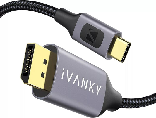 IVANKY USB C auf DisplayPort Kabel 2M